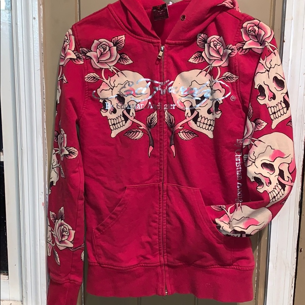 Ed Hardy zip up jacket